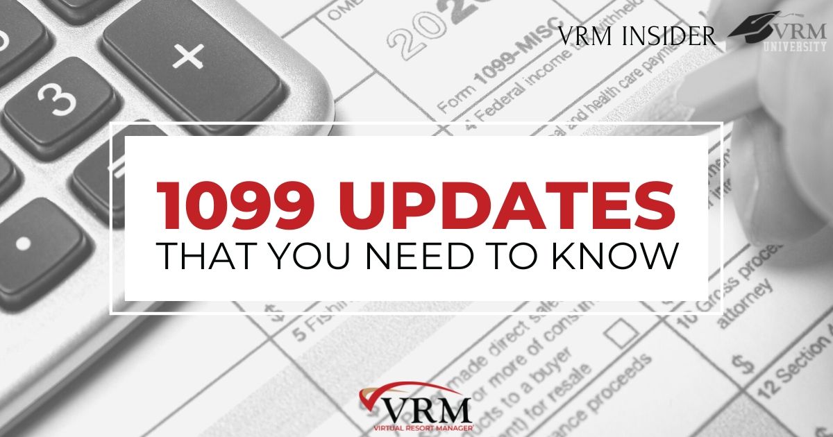 VRM Insider, 1099 Updates That You Need to Know