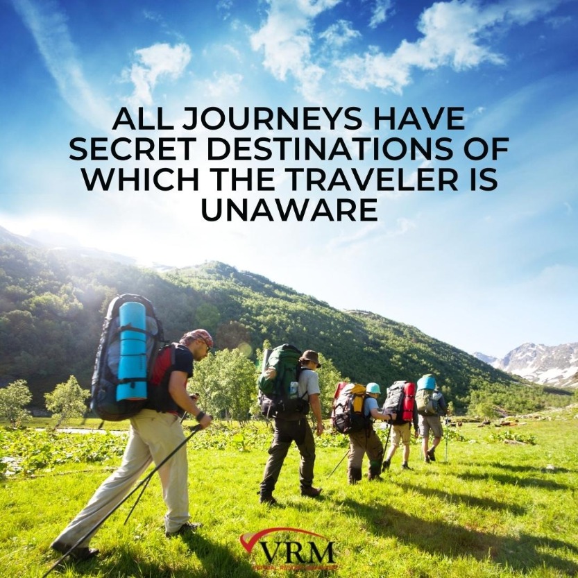 All journeys have secret destinations of which the traveler is unaware | VRM Vacation Rental Management Software