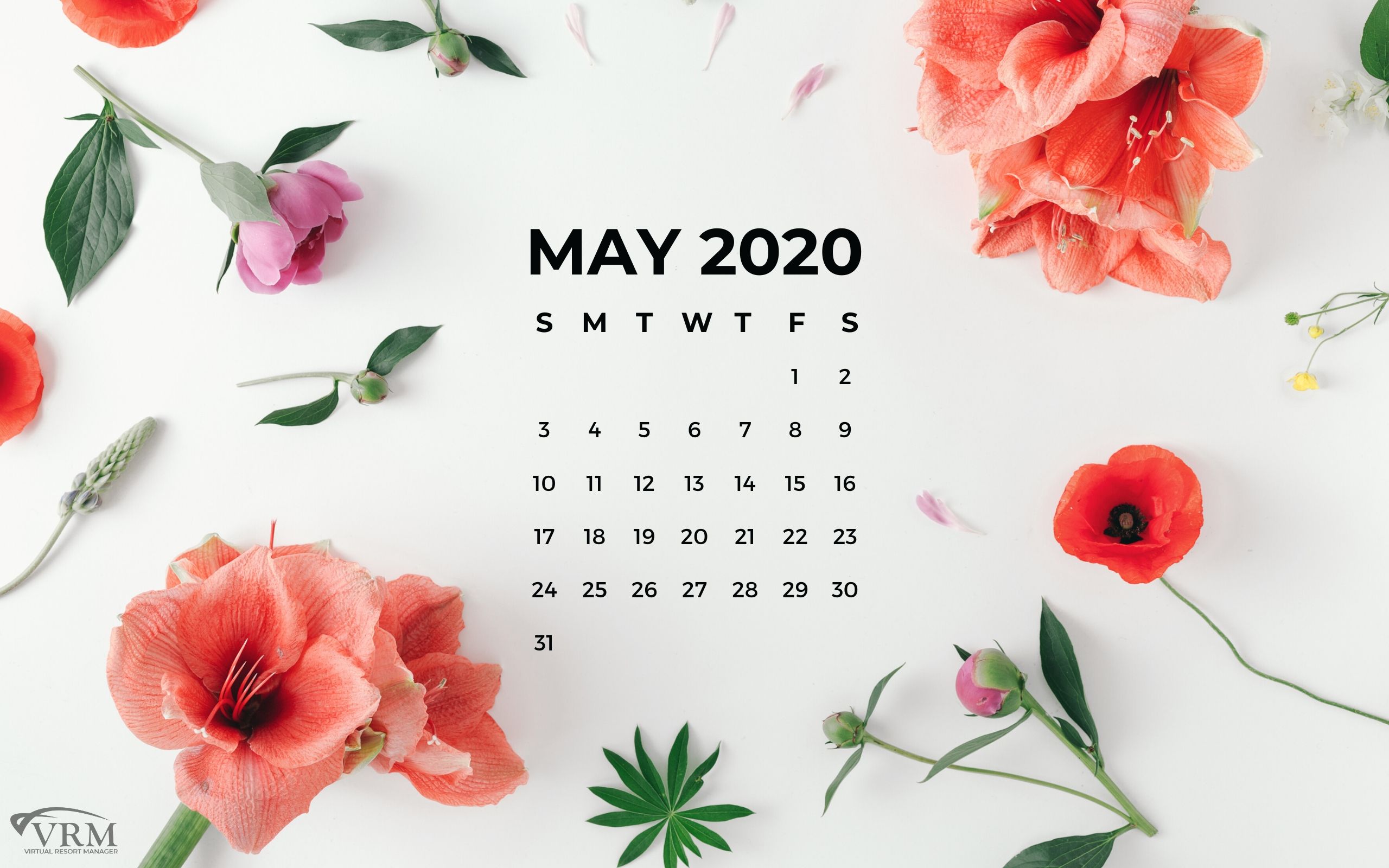 May VRM Monthly Marketing Planner and Free Desktop Wallpaper Calendars