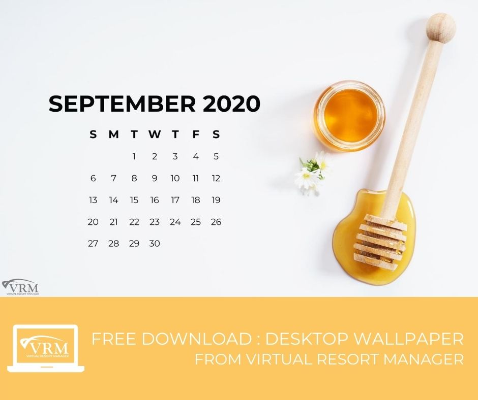 September VRM Monthly Marketing Planner and Free Desktop Wallpaper Calendars