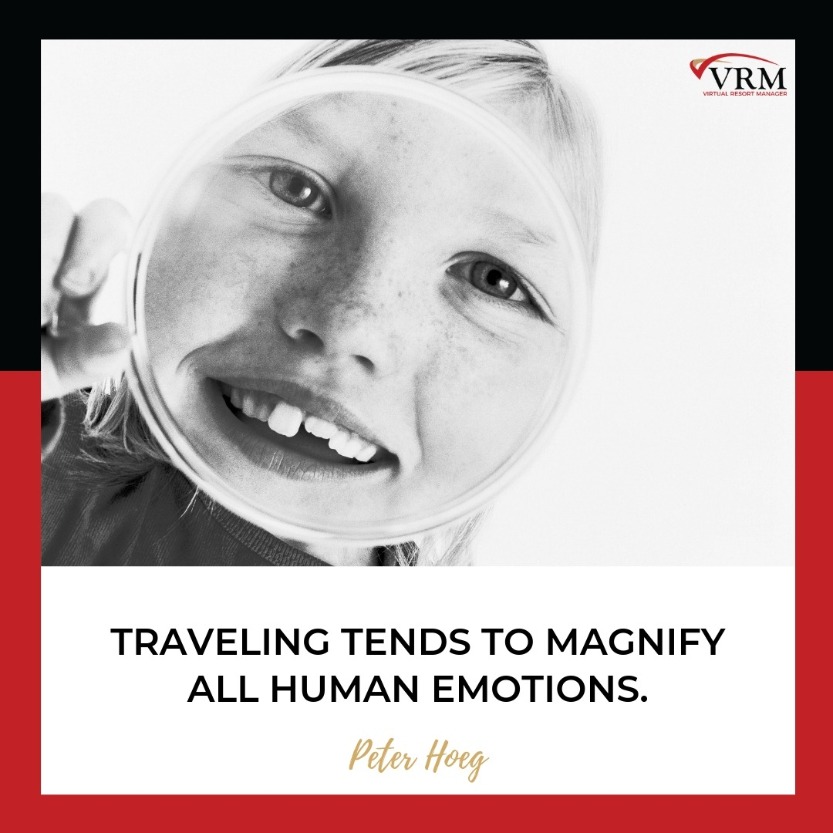 Best Travel Quotes | Traveling tends to magnify all human emotions. Peter Hoeg
