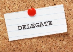note with delegate written on it | Virtual Resort Manager