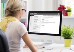 woman communicating online | Virtual Resort Manager