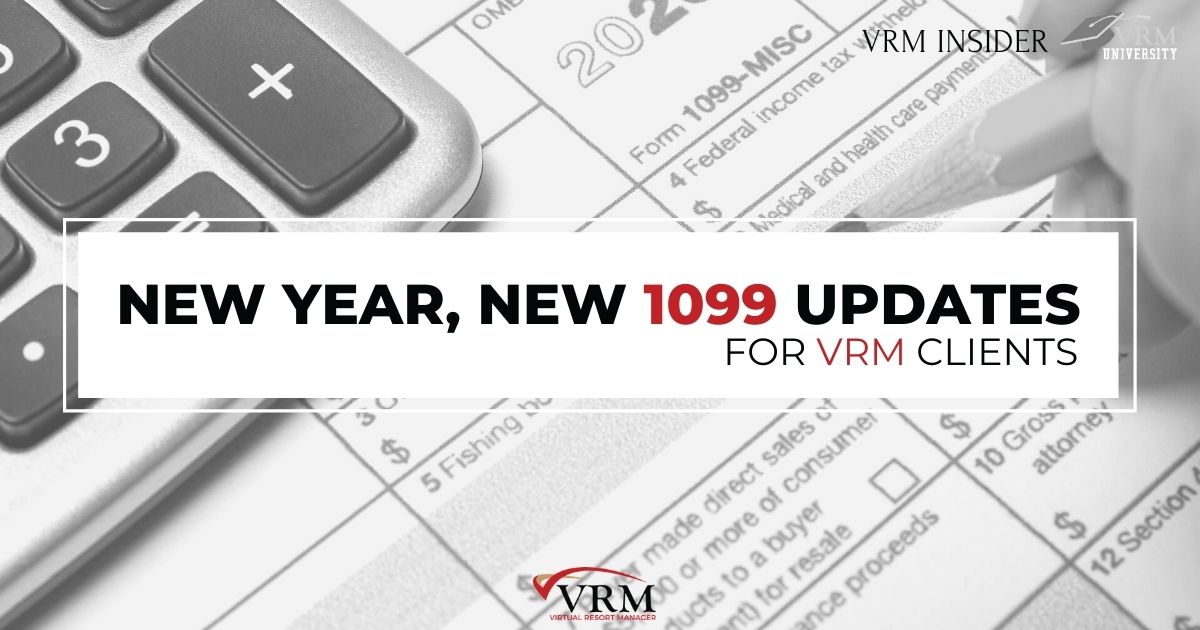 VRM Insider, New Year, New 1099 Updates for VRM Clients