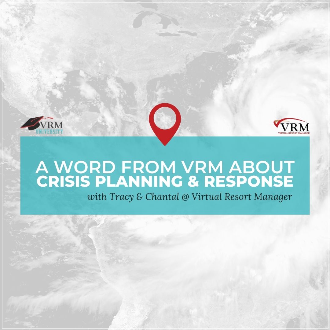 Word from VRM About Crisis Planning and Response with Tracy & Chantal